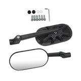 Maxbell Motorcycle Rearview Side Mirror Left & Right Motorcycle Mirror with Wrench