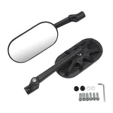 Maxbell Motorcycle Rearview Side Mirror Left & Right Motorcycle Mirror with Wrench