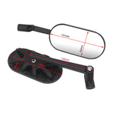 Maxbell Motorcycle Rearview Side Mirror Left & Right Motorcycle Mirror with Wrench