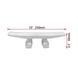 Maxbell Mooring Line Cleat Rope Base Premium Aluminum for Marine Boat Dock Deck 250mm