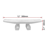 Maxbell Mooring Line Cleat Rope Base Premium Aluminum for Marine Boat Dock Deck 300mm