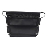 Maxbell PU Leather Motorcycle Seat Bag Durable Pouch Tool Black for Scooter