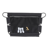 Maxbell PU Leather Motorcycle Seat Bag Durable Pouch Tool Black for Scooter