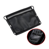 Maxbell PU Leather Motorcycle Seat Bag Durable Pouch Tool Black for Scooter