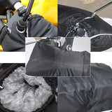 Maxbell Motorcycle Gloves Waterproof Electric Bike Handlebar Mitts for Scooter small mouth