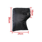 Maxbell Motorcycle Gloves Waterproof Electric Bike Handlebar Mitts for Scooter small mouth