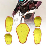 Maxbell 5Pcs Motorbike Body Protective Gear EVA Guards for Motocross Motorcycle