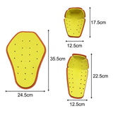 Maxbell 5Pcs Motorbike Body Protective Gear EVA Guards for Motocross Motorcycle