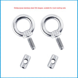 Maxbell M4 Lifting Eye Nuts Track Mount Carabiners Clips for Awning Rail RV