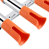 Maxbell Four Hole Bucket Rod Holder Pole Tube Stand The Rod Barrel for Garage orange