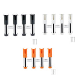 Maxbell Four Hole Bucket Rod Holder Pole Tube Stand The Rod Barrel for Garage orange