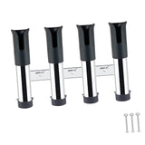 Maxbell Four Hole Bucket Rod Holder Pole Tube Stand The Rod Barrel for Garage black