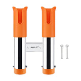 Maxbell 2 Tube Fishing Rod Holder for Boat for Boats Garage Replacement Parts Orange