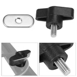 Maxbell Kayak Screws Spare Parts Mounting Rail System Hardware for Dinghy with Ellipse Piece