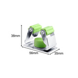Maxbell Sturdy Fishing Rod Clip Billiard Cue Clamp Holder High Strength Hanging Rack Green