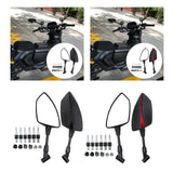 Maxbell Motorcycle Rear View Mirrors Accs Professional Direct Replaces for Niu Black