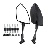Maxbell Motorcycle Rear View Mirrors Accs Professional Direct Replaces for Niu Black