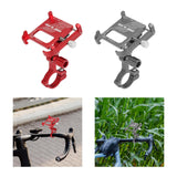 Maxbell Bike Phone Holder for Sports Cameras Motorbike 6-10cm Width Smartphones Red