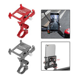 Maxbell Bike Phone Holder for Sports Cameras Motorbike 6-10cm Width Smartphones Red