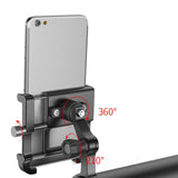 Maxbell Bike Phone Holder for Sports Cameras Motorbike 6-10cm Width Smartphones Red