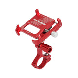 Maxbell Bike Phone Holder for Sports Cameras Motorbike 6-10cm Width Smartphones Red