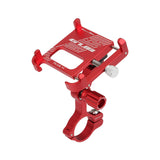 Maxbell Bike Phone Holder for Sports Cameras Motorbike 6-10cm Width Smartphones Red
