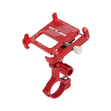 Maxbell Bike Phone Holder for Sports Cameras Motorbike 6-10cm Width Smartphones Red