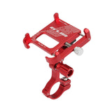 Maxbell Bike Phone Holder for Sports Cameras Motorbike 6-10cm Width Smartphones Red