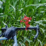 Maxbell Bike Phone Holder for Sports Cameras Motorbike 6-10cm Width Smartphones Red