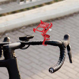 Maxbell Bike Phone Holder for Sports Cameras Motorbike 6-10cm Width Smartphones Red