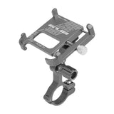 Maxbell Bike Phone Holder for Sports Cameras Motorbike 6-10cm Width Smartphones Titanium Color