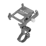 Maxbell Bike Phone Holder for Sports Cameras Motorbike 6-10cm Width Smartphones Titanium Color