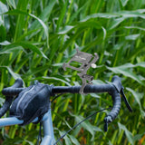 Maxbell Bike Phone Holder for Sports Cameras Motorbike 6-10cm Width Smartphones Titanium Color