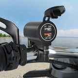 Maxbell Dual USB Car Power Charger Adapter Quick Charge 3.0 for Vehicles Boats White Light