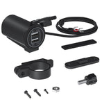 Maxbell Dual USB Phone Charger Adapter 12V/24V for Automotive Mobile Phone