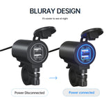 Maxbell Dual USB Phone Charger Adapter 12V/24V for Automotive Mobile Phone