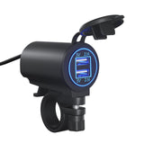 Maxbell Dual USB Phone Charger Adapter 12V/24V for Automotive Mobile Phone