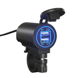 Maxbell Dual USB Phone Charger Adapter 12V/24V for Automotive Mobile Phone