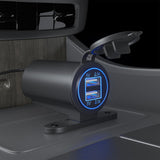 Maxbell Dual USB Phone Charger Adapter 12V/24V for Automotive Mobile Phone