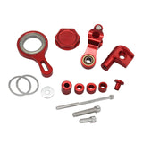 Maxbell Motorcycle Steering Damper Bracket Mount Set for Yamaha Yzf R6 Yzf R1 Red