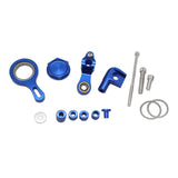 Maxbell Motorcycle Steering Damper Bracket Mount Set for Yamaha Yzf R6 Yzf R1 Blue