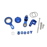 Maxbell Motorcycle Steering Damper Bracket Mount Set for Yamaha Yzf R6 Yzf R1 Blue