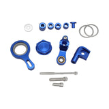 Maxbell Motorcycle Steering Damper Bracket Mount Set for Yamaha Yzf R6 Yzf R1 Blue