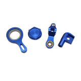 Maxbell Motorcycle Steering Damper Bracket Mount Set for Yamaha Yzf R6 Yzf R1 Blue