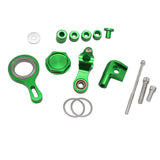 Maxbell Motorcycle Steering Damper Bracket Mount Set for Yamaha Yzf R6 Yzf R1 Green