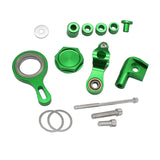 Maxbell Motorcycle Steering Damper Bracket Mount Set for Yamaha Yzf R6 Yzf R1 Green