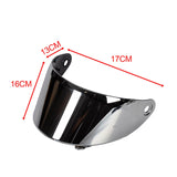 Maxbell Motorcycle Helmet Shield Lens Windproof Dustproof for Axxis Darkens Argent