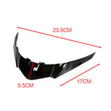 Maxbell Helmet Rear Wing High Performance Premium Durable for Ff3802 Helmet Black