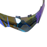 Maxbell Helmet Rear Wing High Performance Premium Durable for Ff3802 Helmet Blue