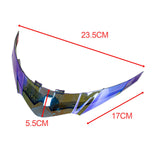 Maxbell Helmet Rear Wing High Performance Premium Durable for Ff3802 Helmet Blue